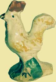 Sifflet en forme de coq